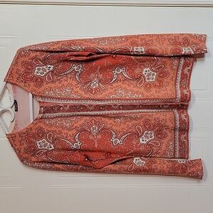 J.Mclaughlin Paisley Multicolour Button Down Cardigan US S